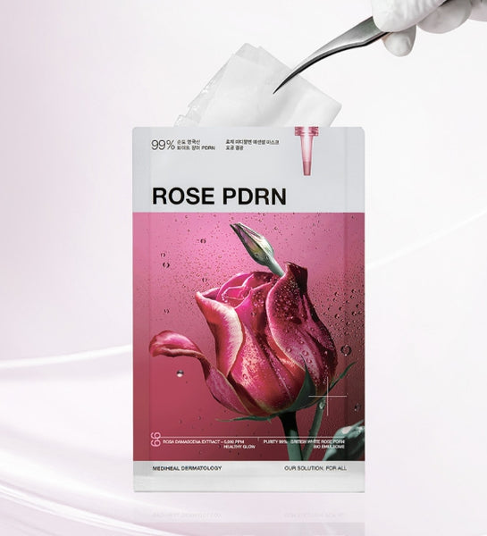 10 x MEDIHEAL Rose PDRN Essential Mask Healthy Glow from Korea