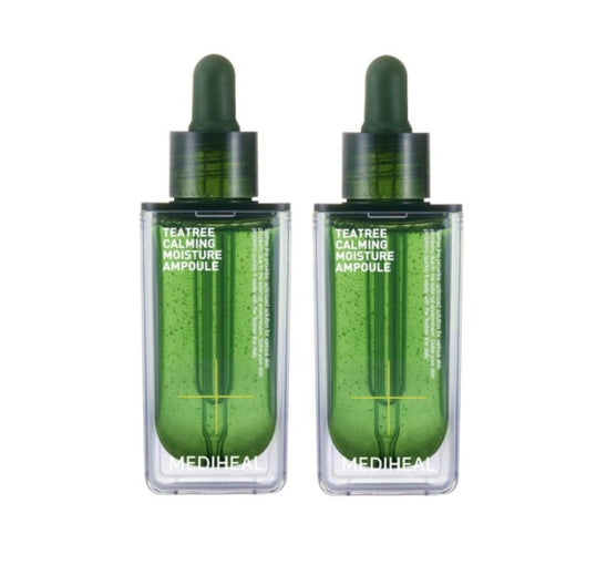 2 x MEDIHEAL Teatree Calming Moisture Ampoule 50ml from Korea