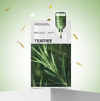 30 x MEDIHEAL Teatree Calming Moisture Essential Mask from Korea