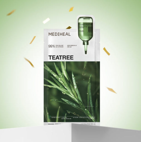 30 x MEDIHEAL Teatree Calming Moisture Essential Mask from Korea