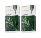 20 x MEDIHEAL Teatree Calming Moisture Essential Mask from Korea