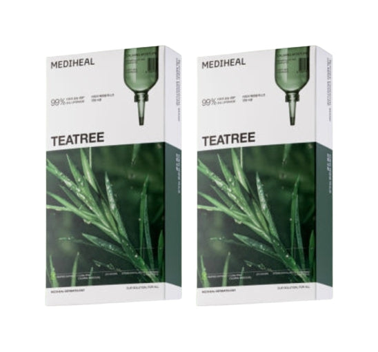 20 x MEDIHEAL Teatree Calming Moisture Essential Mask from Korea