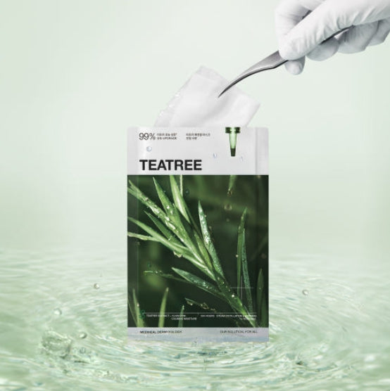 30 x MEDIHEAL Teatree Calming Moisture Essential Mask from Korea