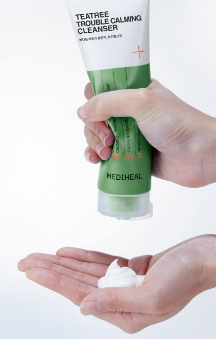 2 x MEDIHEAL Teatree Trouble Calming Cleanser 120ml from Korea