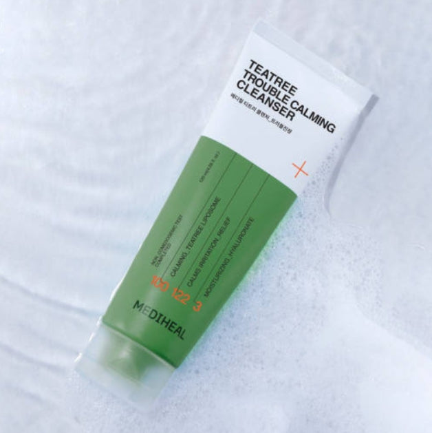 2 x MEDIHEAL Teatree Trouble Calming Cleanser 120ml from Korea