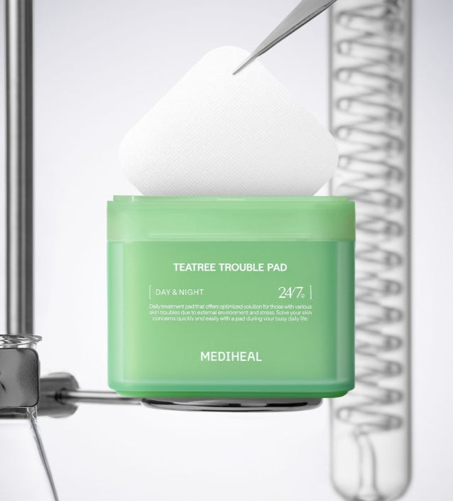 MEDIHEAL Teatree Trouble Pad 100 Pads from Korea