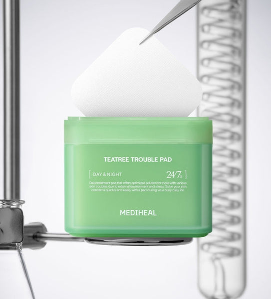 MEDIHEAL Teatree Trouble Pad 100 Pads + Refill 100 Pads from Korea