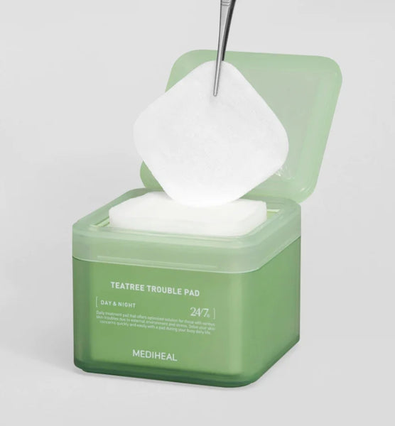 MEDIHEAL Teatree Trouble Pad 100 Pads + Refill 100 Pads from Korea