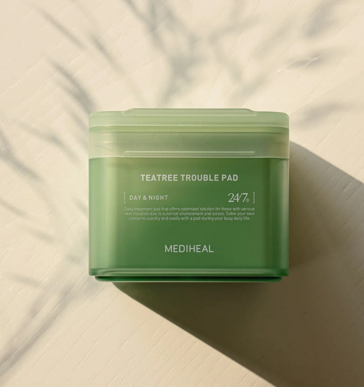MEDIHEAL Teatree Trouble Pad 100 Pads from Korea