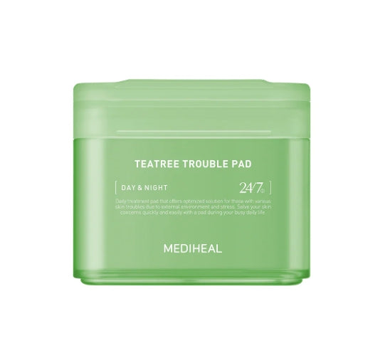 MEDIHEAL Teatree Trouble Pad 100 Pads + Refill 100 Pads from Korea