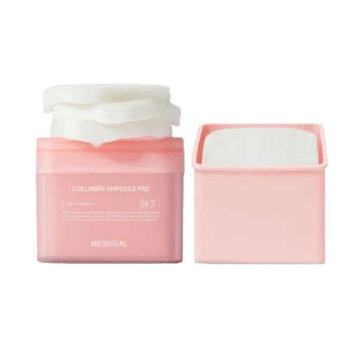 MEDIHEAL Collagen Ampoule Pad 100 Pads + Refill 100 Pads from Korea