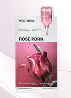 30 x MEDIHEAL Rose PDRN Essential Mask Healthy Glow from Korea