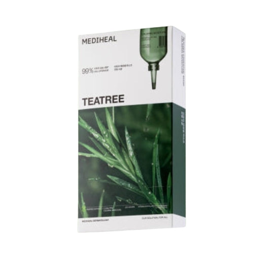 10 x MEDIHEAL Teatree Calming Moisture Essential Mask from Korea
