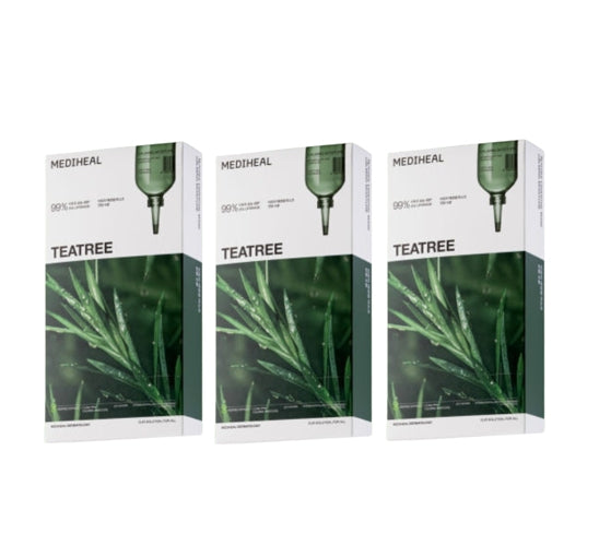 30 x MEDIHEAL Teatree Calming Moisture Essential Mask from Korea
