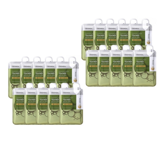 20 x MEDIHEAL Teatree Nude Gel Mask from Korea