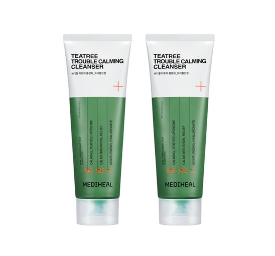 2 x MEDIHEAL Teatree Trouble Calming Cleanser 120ml from Korea