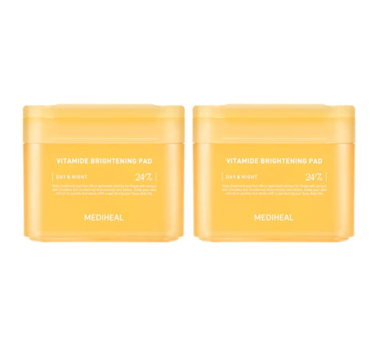 2 x MEDIHEAL Vitamide Brightening Pad 100 Pads from Korea