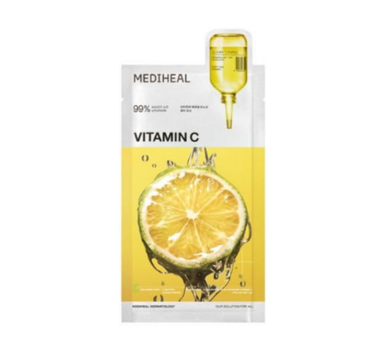 10 x MEDIHEAL Vitamin C Clear Toning Essential Mask from Korea
