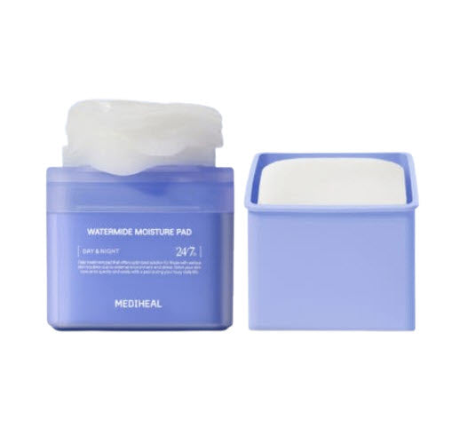 MEDIHEAL Watermide Moisture Pad 100 Pads + Refill 100 Pads from Korea