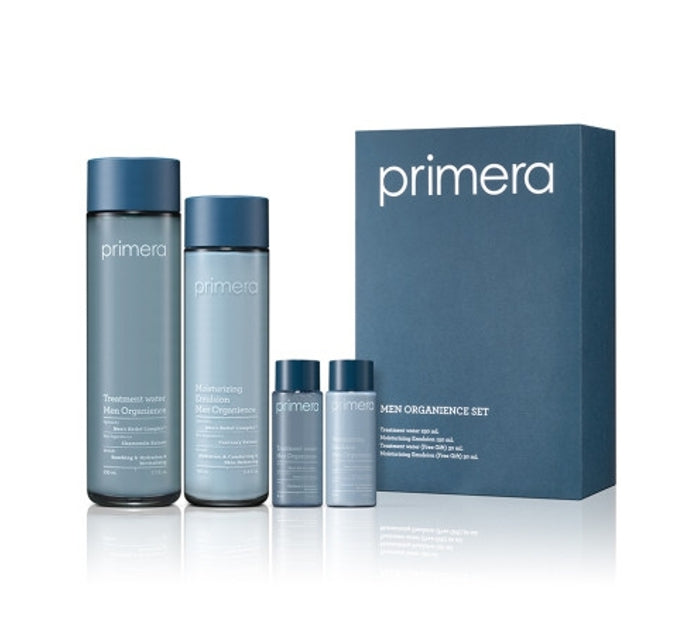 [MEN] Primera Men Organience Duo Set (4 Items) + Samples(2 Items) from Korea by Primera