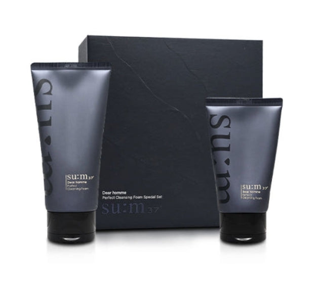 [MEN] Su:m37 Dear Homme Perfect Cleansing Foam July 2025 Set (2 Items) from Korea by Su:m37