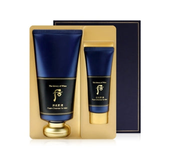 [MEN] The History of Whoo Gongjinhyang:Kun Jayang Foam Cleanser June 2025 Set (2 Items) from Korea by The History of Whoo