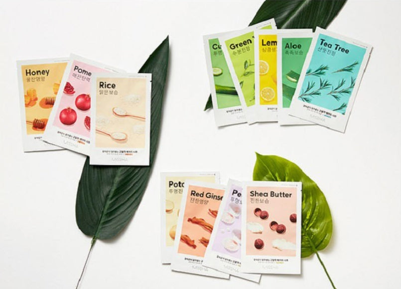 20 x MISSHA Airy Fit Sheet Mask Cucumber - Hydrating K‑Beauty Mask from Korea