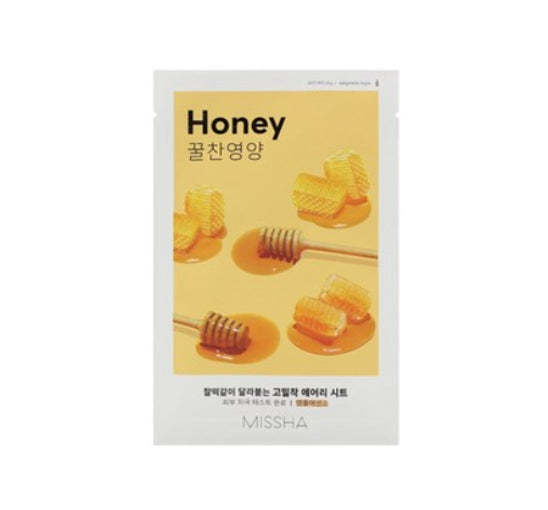 20 x MISSHA Airy Fit Sheet Mask Honey - Hydrating & Nourishing K‑Beauty Mask from Korea