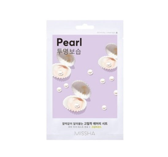 20 x MISSHA Airy Fit Sheet Mask Pear - Brightening & Hydrating K‑Beauty Sheet Mask from Korea