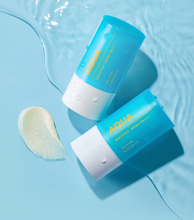 2 x MISSHA All Around Safe Block Aqua Sun Stick Waterproof 21g SPF50+ PA++++ from Korea