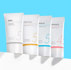 MISSHA All Around Safe Block Cotton Sun Cream 50ml SPF50+ PA++++, Mineral Sunscreen from Korea