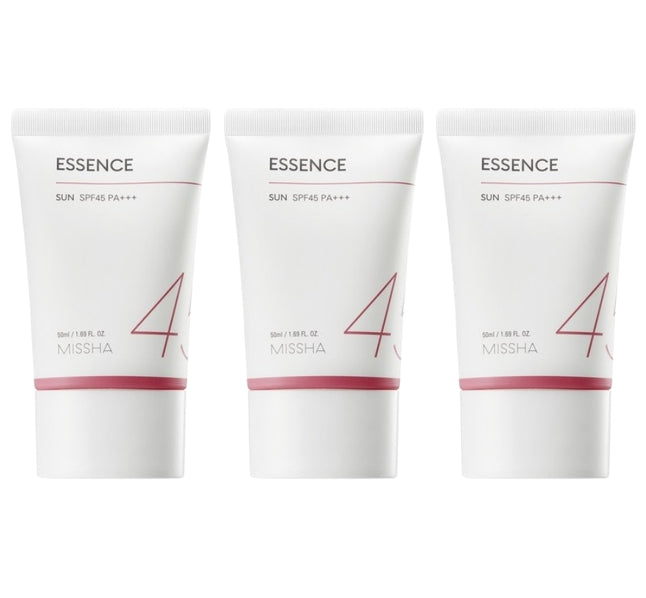 3 x MISSHA All Around Safe Block Essence Sun 50ml SPF45 PA+++ from Korea by MISSHA