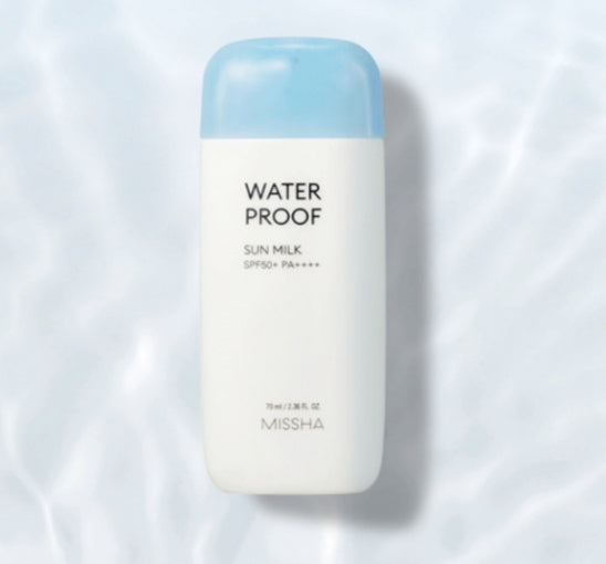 2 x MISSHA All Around Safe Block Waterproof Sun Milk 70ml, SPF50+ PA++++ from Korea