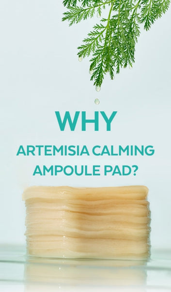 MISSHA Artemisia Calming Ampoule Pads 225ml(50 Pads) - Fermented Soothing Pads from Korea