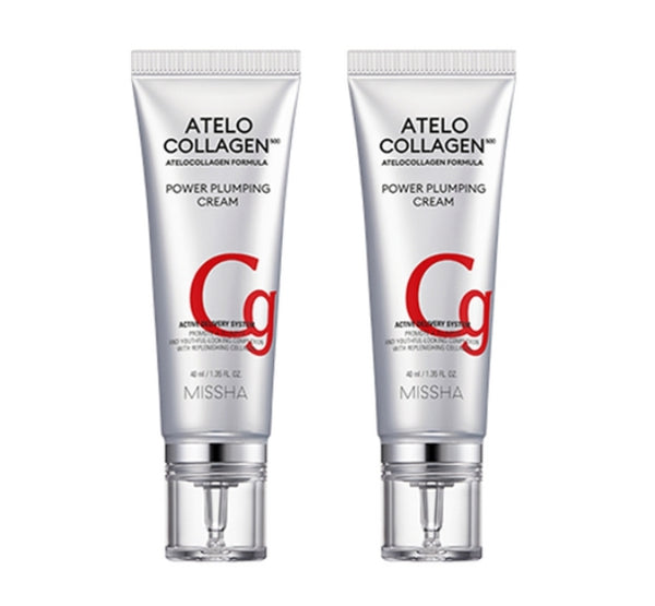 2 x MISSHA Atelo Collagen 500 Power Plumping Cream 40ml from Korea by MISSHA