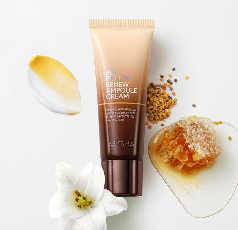 2 x MISSHA Bee Pollen Renew Ampoule Cream 60ml from Korea