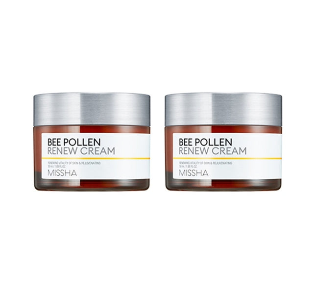 2 x MISSHA Bee Pollen Renew Cream 50ml from Korea by MISSHA