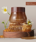 MISSHA Bee Pollen Renew Honey Mask 130ml - Exfoliate & Hydrate Glow Mask from Korea