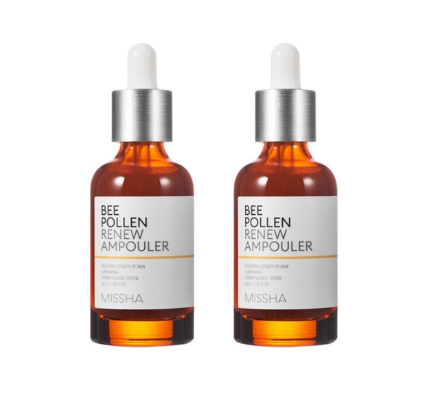 2 x MISSHA Bee Pollen Renew Ampouler 40ml from Korea by MISSHA