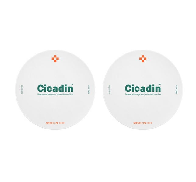 2 x MISSHA Cicadin Rescue Ato Mega Sun Protection Cushion SPF50+ PA++++ 25g from Korea by MISSHA