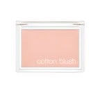 2 x MISSHA Cotton Blush 4g, Ballet Shoes - Warm Pink Blusher, Smooth Natural Cheek Tint from Korea