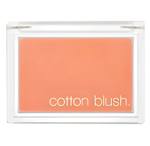 2 x MISSHA Cotton Blush 4g, Carrot Buttercream - Warm Peach Blusher from Korea