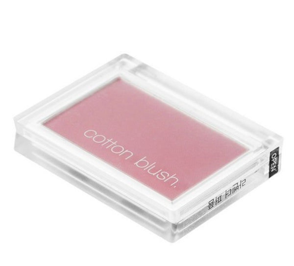 2 x MISSHA Cotton Blush 4g, Lavender Perfume - Cool Pink Blusher, Smooth Natural Cheek Color from Korea