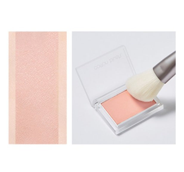 2 x MISSHA Cotton Blush 4g, Ballet Shoes - Warm Pink Blusher, Smooth Natural Cheek Tint from Korea