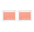 2 x MISSHA Cotton Blush 4g, Picnic Blanket - Warm Peach‑Coral Blusher, K‑Beauty Powder from Korea