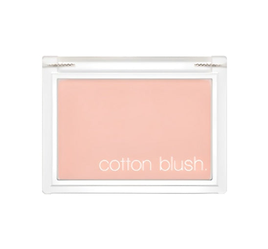 2 x MISSHA Cotton Blush 4g, Ballet Shoes - Warm Pink Blusher, Smooth Natural Cheek Tint from Korea