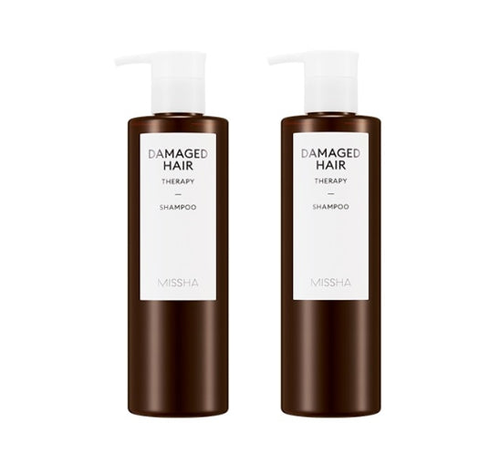 2 x MISSHA Damaged Hair Therapy Shampoo 400ml from Korea
