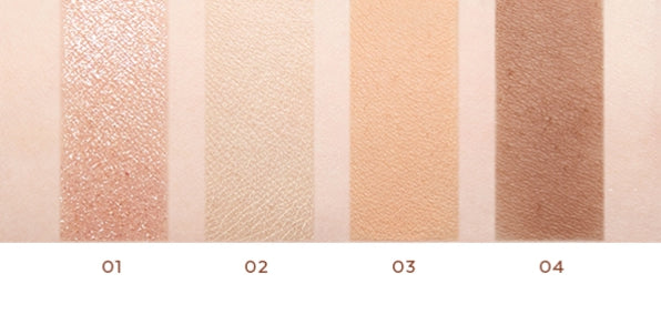 MISSHA Day Vibe Palette 3g (#01 Beige Motion) - Neutral Beige Eye Palette from Korea