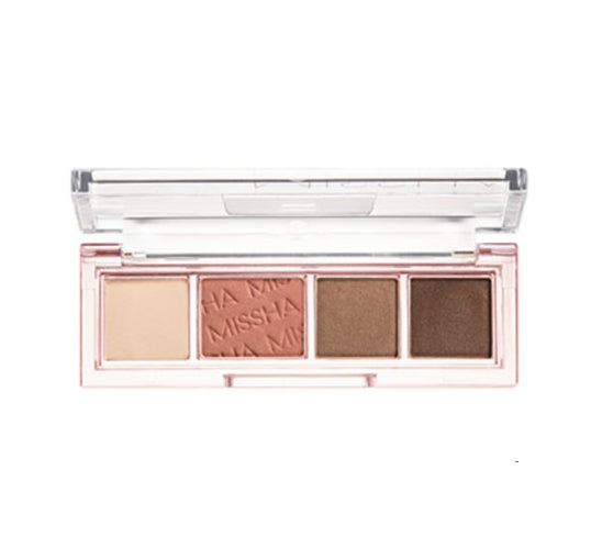 MISSHA Day Vibe Palette 3g (#04 Prima Pink) - Rosy Pink Eye Shadow Palette from Korea