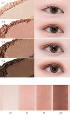 MISSHA Day Vibe Palette 3g (#04 Prima Pink) - Rosy Pink Eye Shadow Palette from Korea